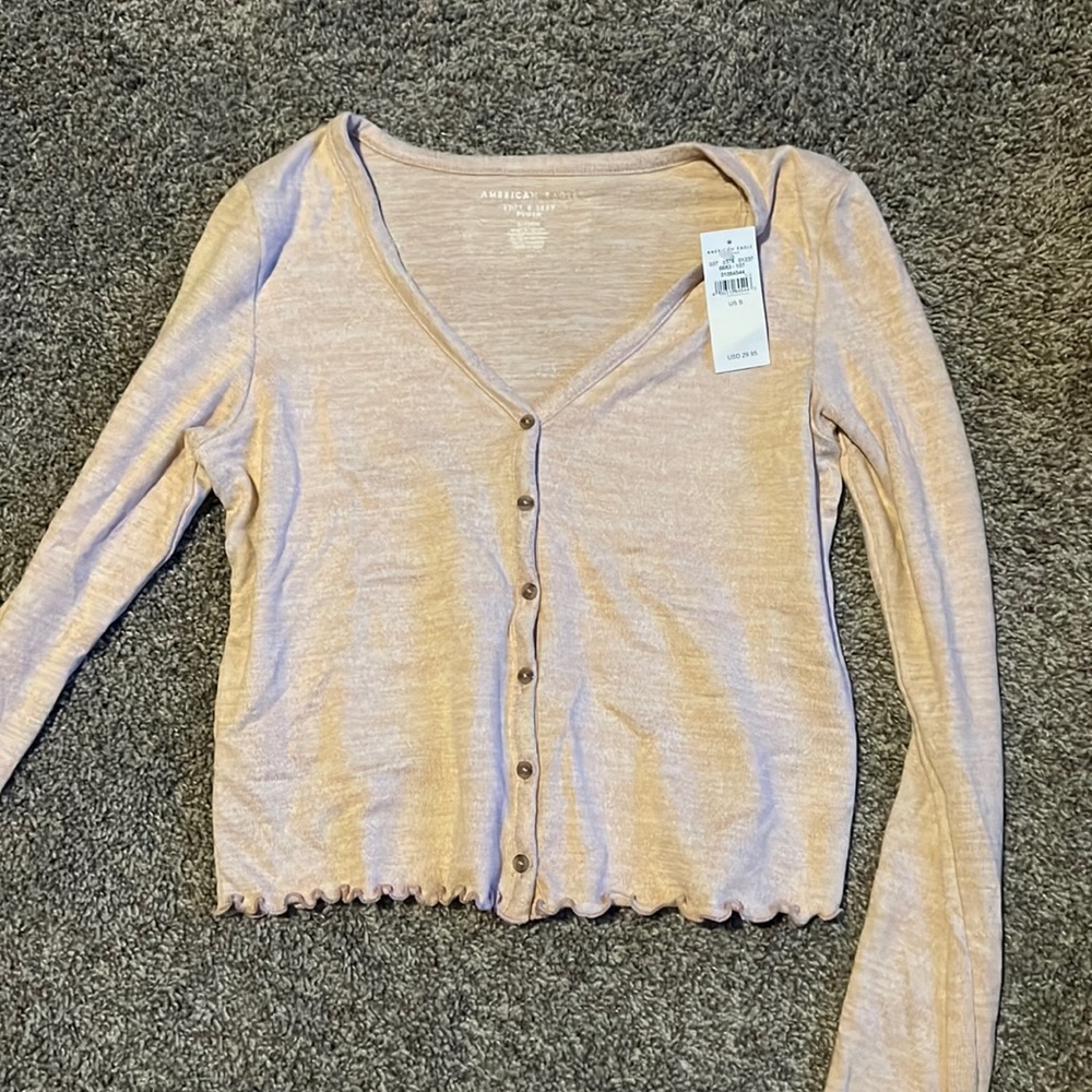 Long sleeve crop.